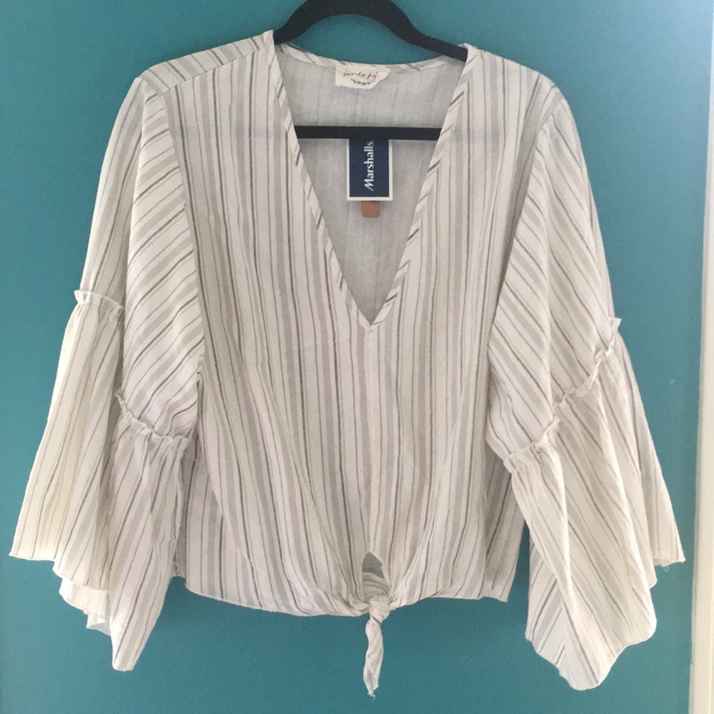 NWT bell sleeve top